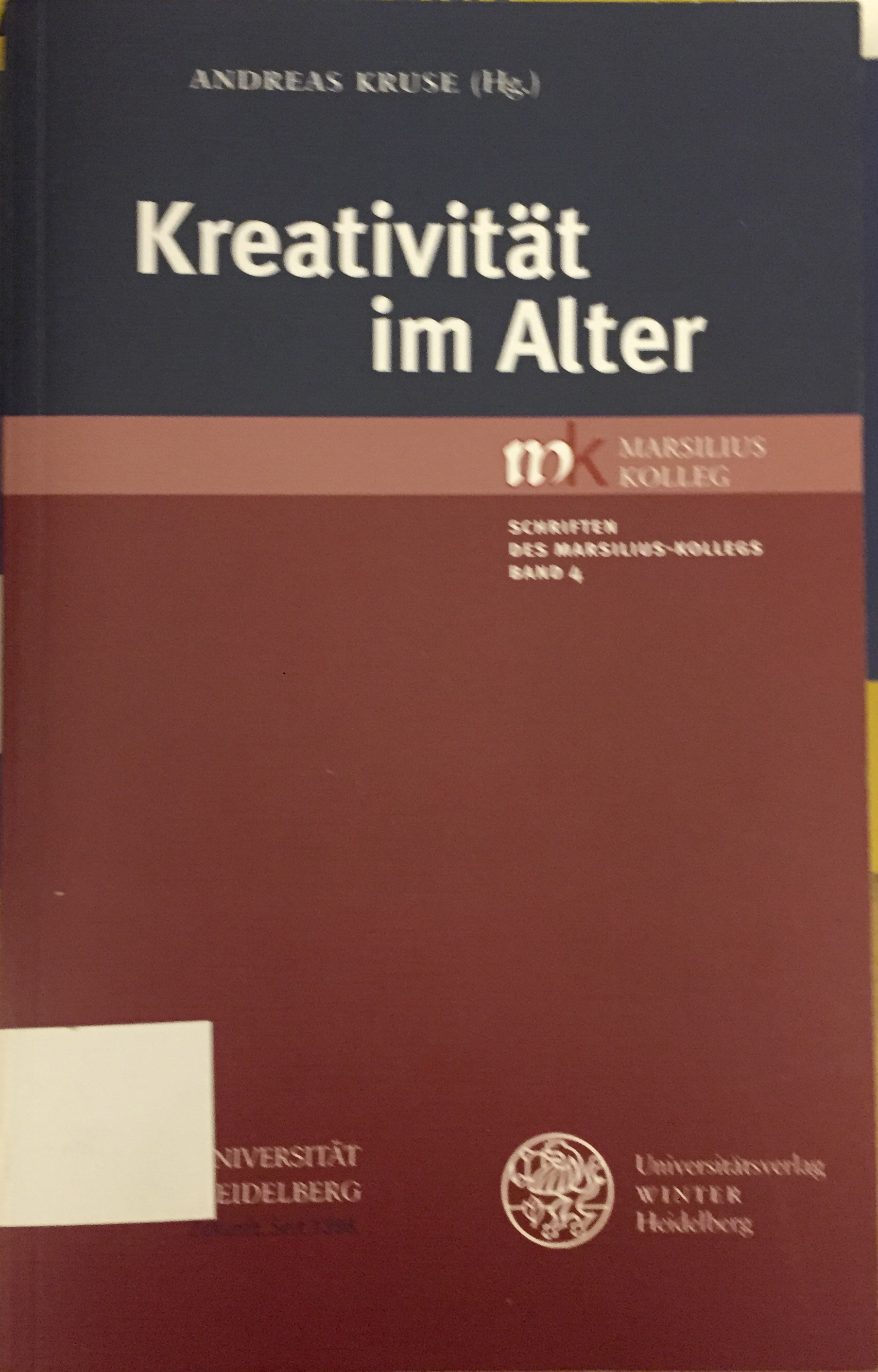 Kruse: Kreativität im Alter